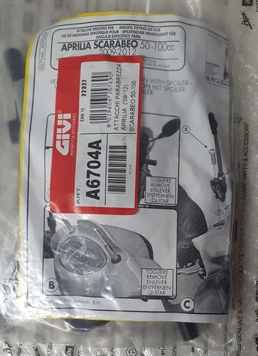 Kit attacchi parabrezza a6704a - attacchi,