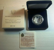 SAN MARINO - 1996 - 10000 Lire - KM 342 - EURO PARLAMENTO - Silver Argento