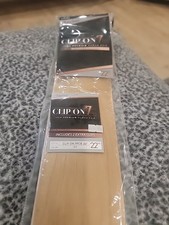 Fermaglio per capelli umani Fashion Source 100% fine 7 pezzi 22" colore 22