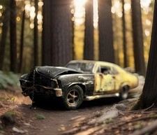 Chevrolet Nova 1969 distrutta
