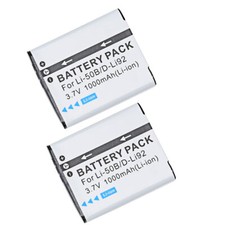 2X Batteria LI-50B per Olympus