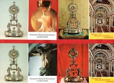 LANCIANO - LOTTO 8 CARTOLINE VINTAGE DEL MIRACOLO EUCARISTICO-CHIETI- vedi foto