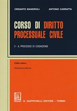 corso di diritto processuale civile vol 2 mandrioli 8834867521