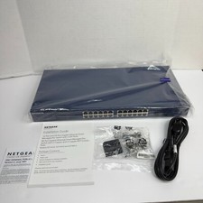 Netgear GS724T AVB V4 switch Gigabit gestito 24 porte - certificato AVB - NUOVO OB