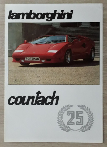 Brochure lamborghini countach - brochure,