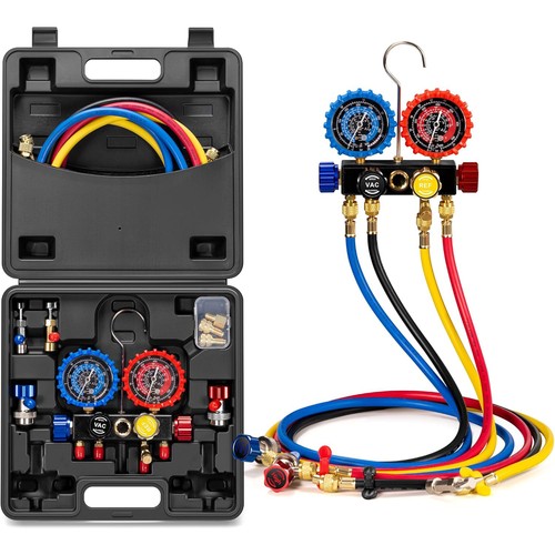 Hvac way manifold gauge - manifold,