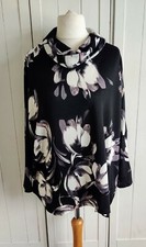 Tunica romana nera floreale