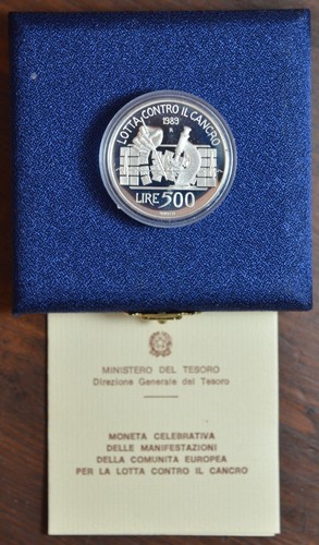 Italia 500 lire - lire, 1989