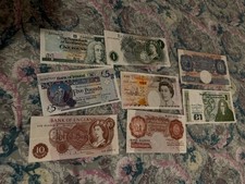 Lotto Banconote Sterline Pounds UK ENGLAND SCOTLAND EIRE Northern Ireland 1£ 5£