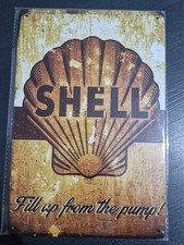 ADVERTISING SIGN PLATE - SHELL