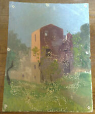 CASA NEL VERDE   OLIO SU TELA