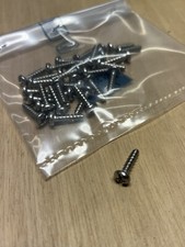 VITE ACCIAIO INOX 3,4X13,7 PLASTICA LEGNO TESTA CILINDRICA DOPPIO INSERTO 30PZ