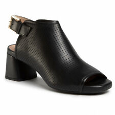 SCARPE SANDALO SANDALI DONNA GEOX GENZIANA D02HAE 00043 PELLE C9999 ORIGINALE PE