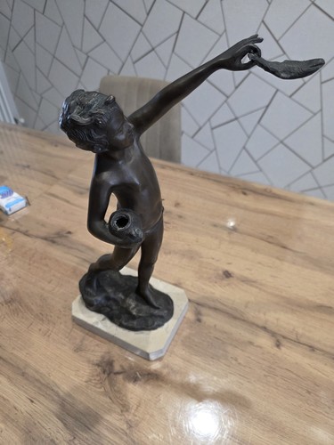Statua bronzo pescatore - in,