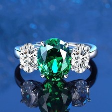 Anello aperto tre pietre
