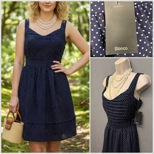 NUOVO abito donna Blanco blu