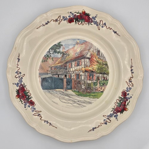 Sarreguemines obernai plate - plate, la