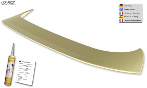 Spoiler posteriore rdx - spoiler, vw