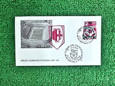02 MILAN CAMPIONE 1987/1988 BUSTA CON FRANCOBOLLO NO MAGLIA SHIRT MATCH WORN