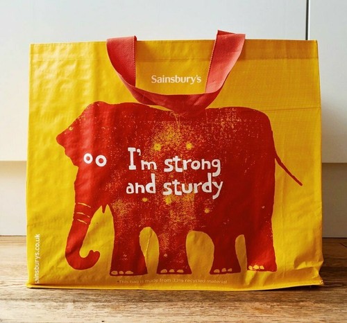 Sainsburys reliabag elephant - sainsburys,