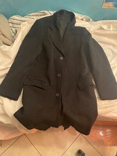 Cappotto Uomo Elegante Zara M Lana Nero