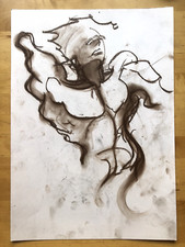 Disegno carboncino studio