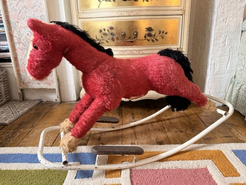 Peluche cavallo dondolo - peluche,