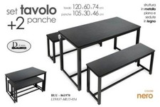 TAVOLO + 2 PANCHE TAVOLINO