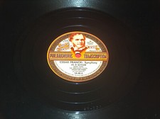 78RPM CESAR Franck Symphony D