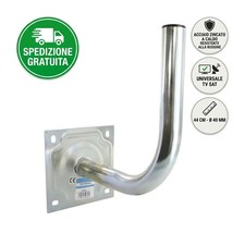 Supporto L Parabola Zincato