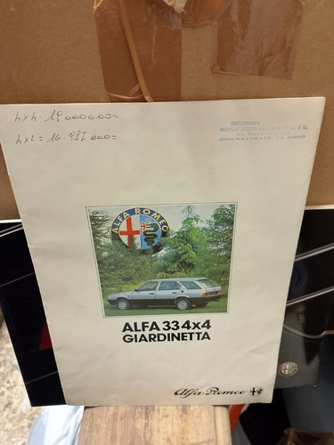 Brochure originale alfa romeo - originale,