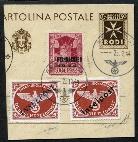 Inselpost 1944 rarissimo - 1944,
