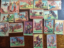 Lotto 17 figurine WESTERN Nannina Cicogna Stella  - anni 50/60 -