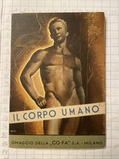 Il Corpo Umano Omaggio CO-FA Milano Medicina 1938 Bayer Muscoli Scheletro
