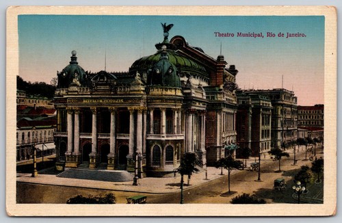 Cartolina epoca teatro - d'epoca,