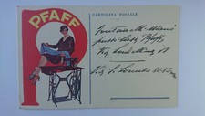 Advertising postcard sewing
