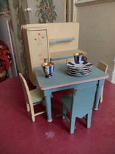 Mini set tavolino e sedie per decorare casa 