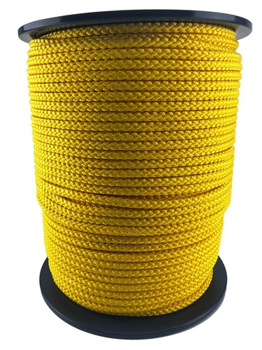 Cavo intrecciato giallo - cavo,