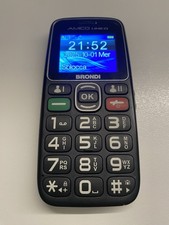 BRONDI AMICO UNICO TELEFONO CELLULARE GSM DUAL SIM TASTI GRANDI SOS COMPLETO !!