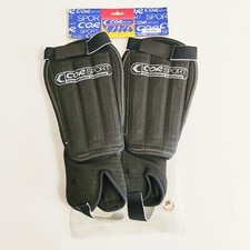 PARASTINCHI CALCIO NERI CON PARAMALLEOLO TG JUNIOR -FOOTBALL SHIN GUARDS