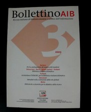 BOLLETTINO AIB n. 3-2003 /catalogazione dei manoscritti moderni