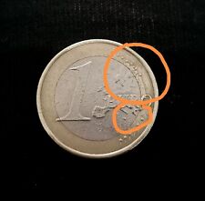 Moneta 1 euro 2011 SPAGNA errore di conio unica da collezione 