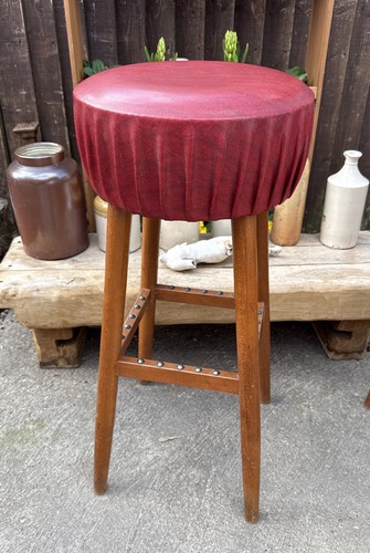 Sgabello bar vintage alto