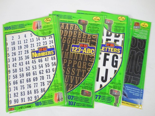 Lettere autoadesive - hy-ko,