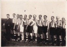 CALCIO - Roma Monte Sacro Gruppo Sportivo 1930 circa Piccola foto con Testo