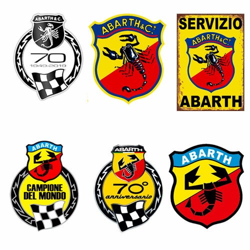 Abarth adesivi anniversario - adesivi,
