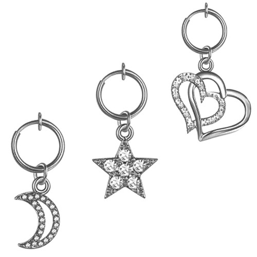 3pcs clip belly button - clip,