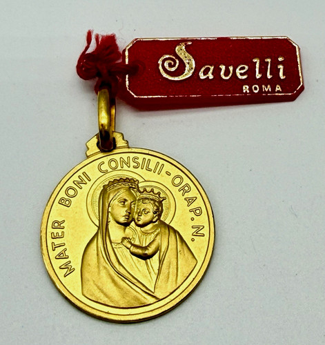 Ciondolo medaglia savelli oro - medaglia,