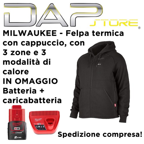 Milwaukee felpa termica con - milwaukee,