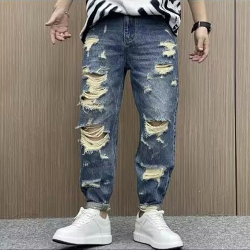 Jeans uomo retrò effetto